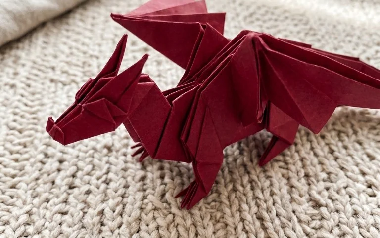 #dragon #trigami #triangleorigami #origami #nguyenlinhson